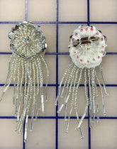 Beaded Pin Silver